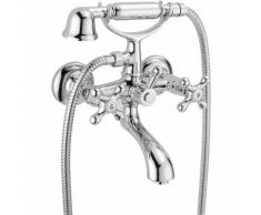 Rubinetto vasca esterno con set doccia Porta&Bini Marea 3000.CER | Cromo/Oro