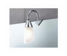 Applique faretto lampada venere universale per specchi senza cornice gedy bagno