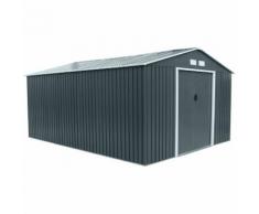 Habit Casetta box in lamiera da giardino zincata CLASSICGREY/XXL