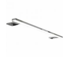 Lampada applique led 60 cm struttura allumino per installazione filo specchio