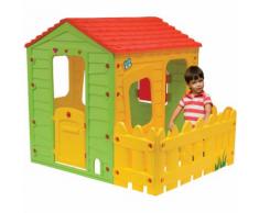 Casetta bambini in PVC STALLETTA - 1.18 x 1.46 x 1.27 m