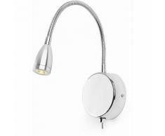 LOKE LED Lampada da parete aplique da lettura cromo FARO 40994