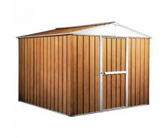 Casetta Box Da Giardino In Lamiera Legno Per Deposito Attrezzi 276x260x212cm Enaudi