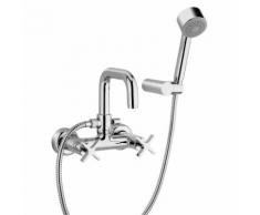 Gruppo vasca esterno con doccia Duplex Paini LEMON 83cr105 | Cromo