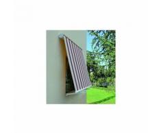 TENDA DA SOLE SEMICASSONATA A BRACCI ESTENSIBILI cm.400 x H.250 - verde/bianco