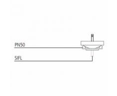 Porta asciugamani sottolavabo ottone cromato Art.PN50 Zero Light Catalano