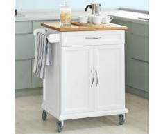 SoBuy Carrello multiuso, Scaffale da cucina, Mensola angolare,FKW13-WN