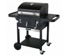 Barbecue in acciaio verniciato, mod. 'ASADO', con griglia carbone regolabile in altezza