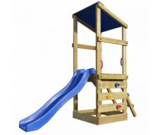 Set da Gioco con Scaletta e Scivolo 260x90x235 cm in Legno