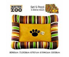 Set 5 Pezzi Letto Per Cani Animali Gatti Letti In Tessuto Imbottito Varie Misure