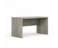 Scrivania 140 cm finitura cemento arredo interno ufficio o casa