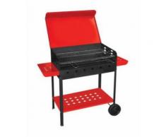 Barbecue stella per grigliata legna carbonella, 40x50x90h + ...
