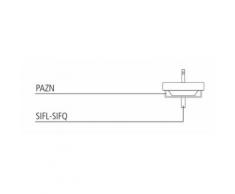 Porta asciugamani ottone cromato Art.PAZN Zero Tondo Catalano