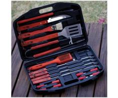 Accesorio barbecue Barbuc - 18 pezzi -Rosso/Nero