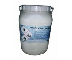 Tricloro 90% in Pastiglie da 200 gr per Disinfezione della Piscina Fusto da 25 Kg Top Quality