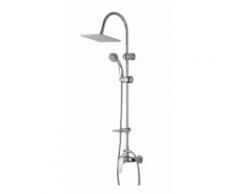 Pannello doccia per docce poco spaziose 110x20x45 cm creta