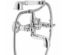 Rubinetto vasca esterno con set doccia nobili grazia GRC5001 | Cromo