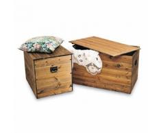 CASSAPANCA IN LEGNO DI PINO - MODELLO 'CARLOTTA'