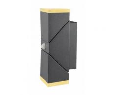 Lampada da muro con rilevatore di movimento 13 W Bianco caldo Polarlite Spot Pir13 Grigio scuro