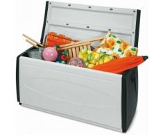 Baule Box 120 Contenitore in Resina Cassapanca da Giardino Esterno Plastica