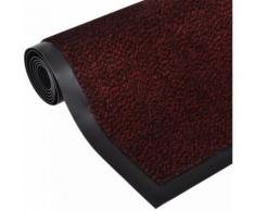 Zerbino antiscivolo rettangolare 120 x 90 cm Rosso