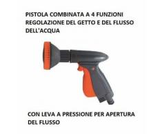 PISTOLA PER INNAFFIO REGOLABILE 4 FUNZIONI INNAFFIARE PIANTE GIARDINO ORTO