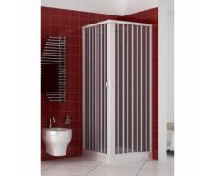 Box doccia pvc cabina angolare soffietto acrilico misura regolabile resistente
