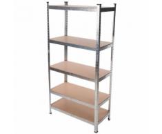Scaffale Scaffalature A Incastro Non Associate A 5 Ripiani Piani Mensole 311 Sil