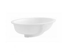 Lavabo sottopiano da incasso in ceramica modello denver - Misura 57.5 cm
