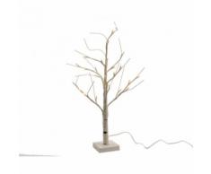 ALBERO DI BETULLA 160 LED NATALIZIO 240CM BIANCO ADDOBBI NATALE ESTERNO