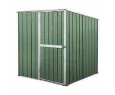 Box in Acciaio Zincato casetta attrezzi da giardino 175x185cm x h1.92m - 70KG 2,92mq - VERDE