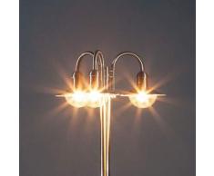 Candelabro Damion in acciaio inox, 3 fiamme