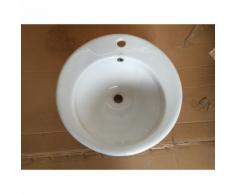 Lavandino lavabo soprapiano tondo ideal standard da incasso Ø cm 50 (c3