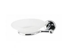 Porta sapone da bagno linea elite in ottone cromato - accessori bagno