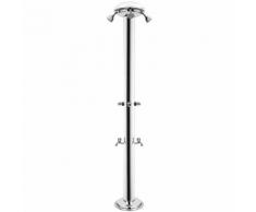 Doccia Da Giardino Quadrupla 4 Rubinetti E 2 Lavapiedi Ati Docce Mul-4r Inox Anodizzato