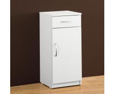Mobile bagno multiuso 35,5x78,7x35 cm laccato lucido bianco