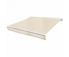 Tenda da Sole Pieghevole 400 cm Crema