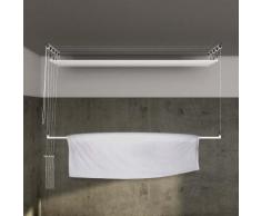 Stendibiancheria Da Soffitto Salvaspazio Per Interni E Esterni Con 5 Aste Da 180x350 Cm