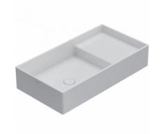 Lavabo da appoggio cm.75x40 modello DISPLAY di Ceramica Globo colore Bianco