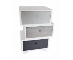 Cassettiera design tre cassetti