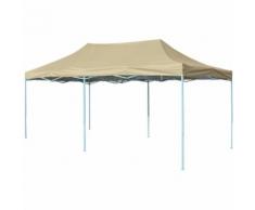 Gazebo ad Apertura Automatica 3x6 m Bianco Panna