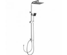 Colonna Doccia OBEEONR Con Soffioni Doccia e Doccetta in Ottone Cromato
