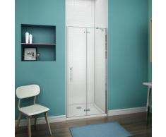 90x195cm Box Doccia Per Nicchia Porta Battente Interno Esterno Barra Stabilizzatrice Angolo