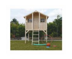 Casetta in legno per bambini TRADITIONAL con pavimento 180 x 190 x 281 cm - Onlywood