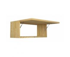 Cassettone Arredo bagno in legno massello | 60x25x25 cm - Frassino Naturale Miele - Olivastro
