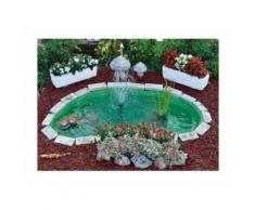 LAGHETTO VERDE DA GIARDINO PER TARTARUGHE, PIANTE E PESCI mod. NEMI