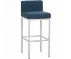 Sgabello da bar Goa Tessuto, blu CLP