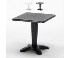 Tavolino Grand Soleil ZAVOR quadrato polipropilene bar esterno 70x70 | Nero
