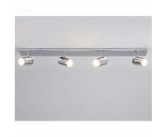 Lampada da soffitto per bagno Dejan a 4 luci