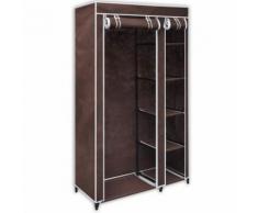 ARMADIO GUARDAROBA TESSUTO TNT 110X46XH175CM CABINA APPENDIABITI ACCIAIO